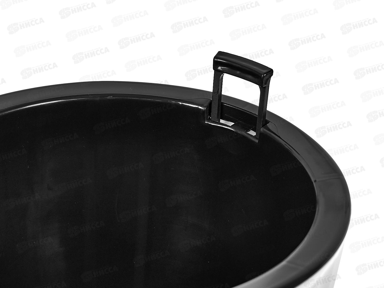 Кашпо &quotВдохновение&quot 2,25л Белый/Черный КШ-5409 *16